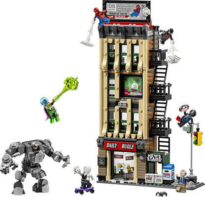 LEGO ǀ Marvel Spider-Man vs. Mysterio: The Daily Bugle Pretend Play Super Hero Building Toy - 76342