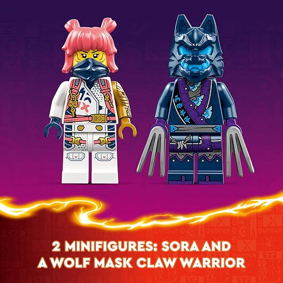 LEGO NINJAGO Sora’s Elemental Tech Mech Adventure Toy Figure 71807