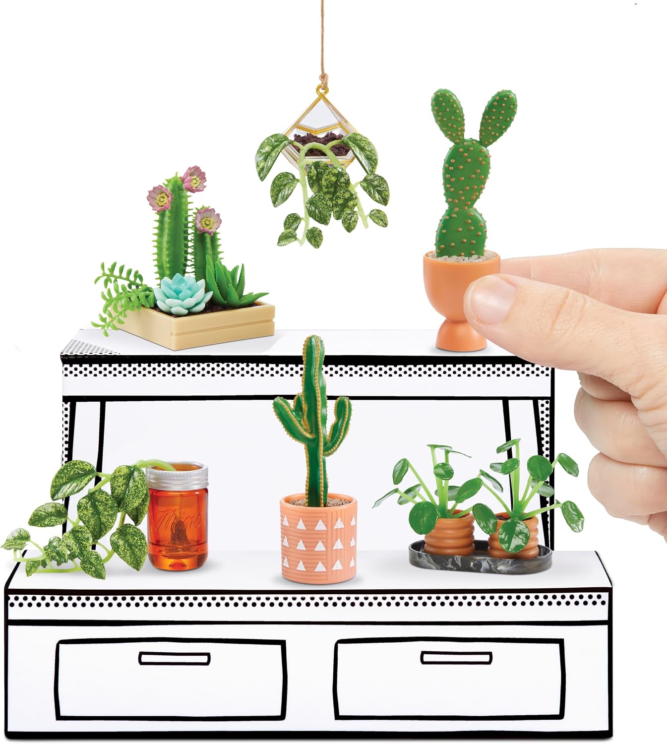 MGA's Miniverse Botanicals Collectibles, Mystery Blind Packaging, DIY Crafts, Resin Play, Mini Plants & Bouquets, Garden Themed Collectibles, 8+
