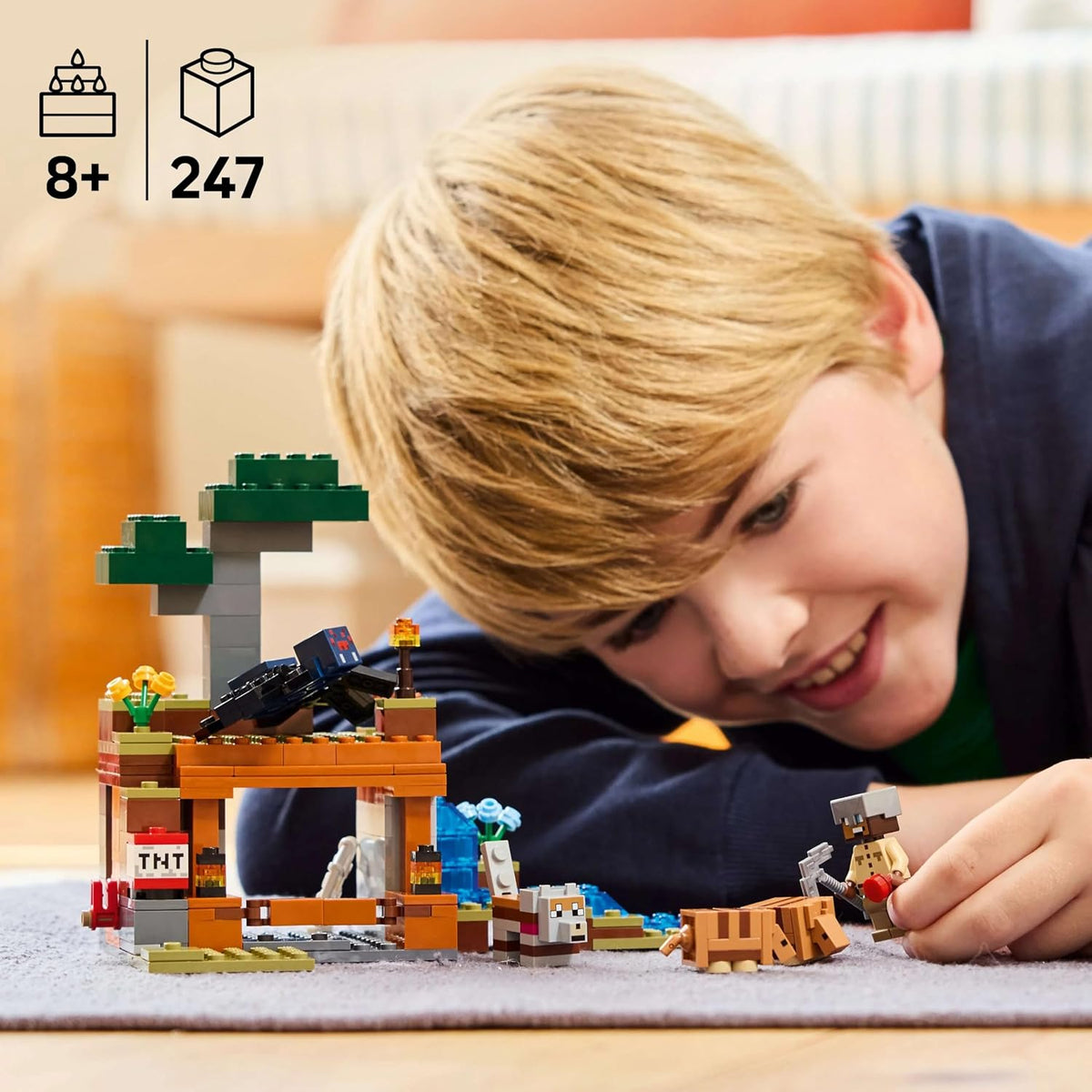 LEGO Minecraft 21269 The Wolf Stronghold Building Set