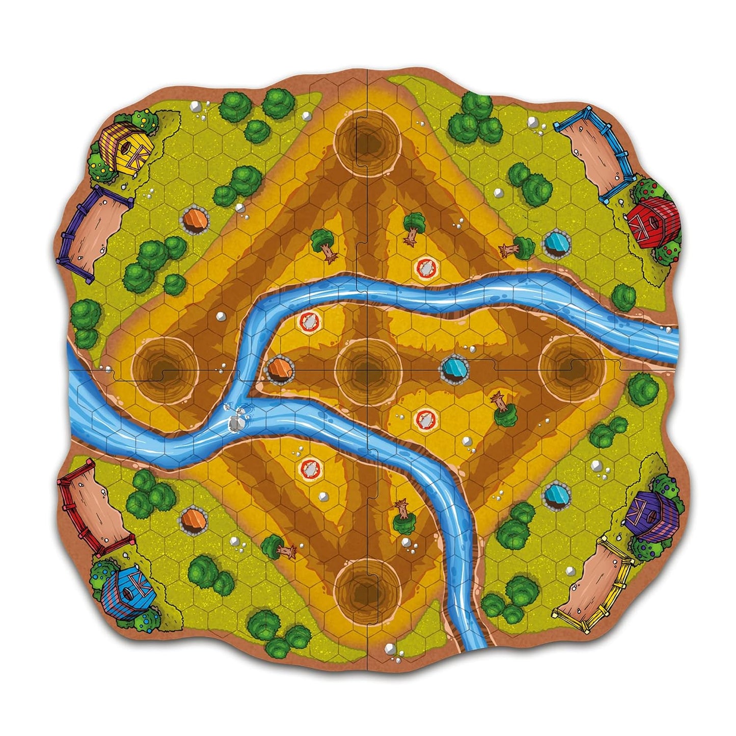 Games Tornado Force 2-4 Players, Strategic Board Game for Boys and Girls, Family Game (PACK OF 6)