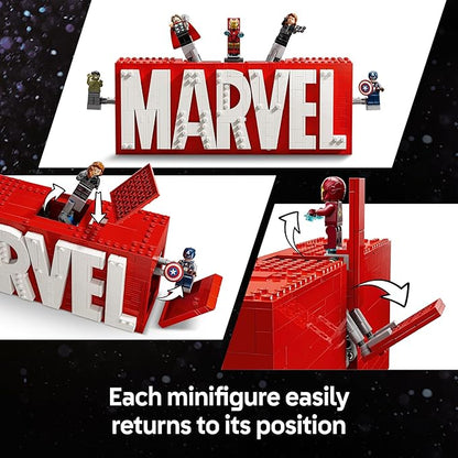 LEGO Marvel: Marvel Logo & Minifigures 76313
