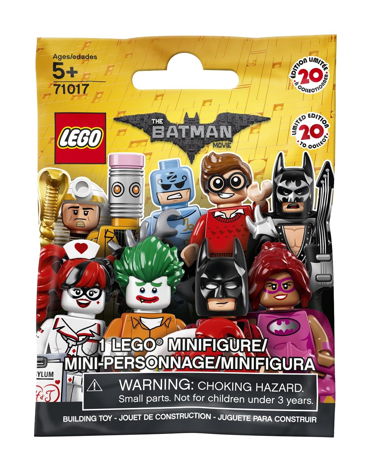 LEGO Minifigures 71017 The LEGO Batman Movie Series 1 Collectible Mystery Figure
