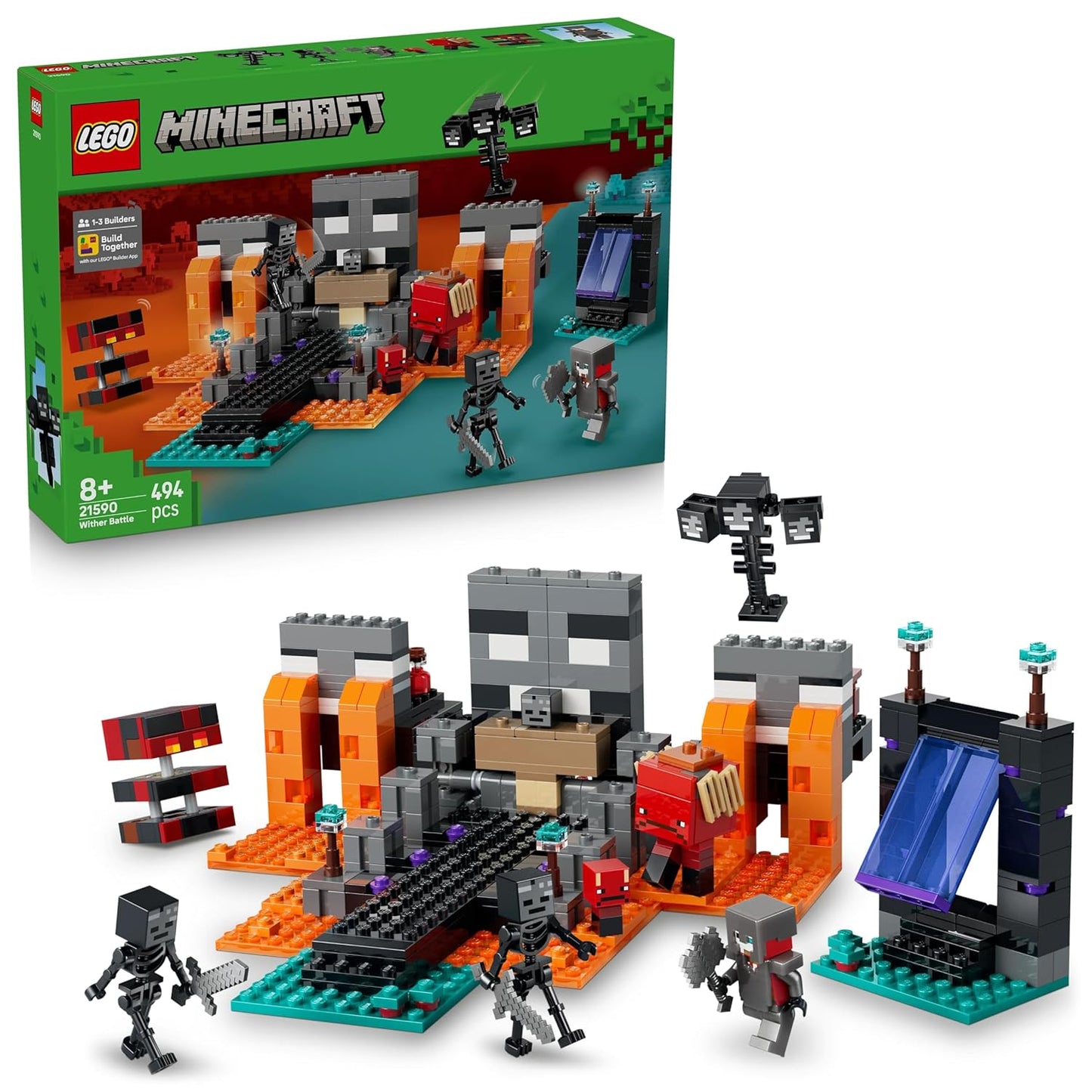 LEGO Minecraft Wither Battle Pretend Play Gamer Gift -21590