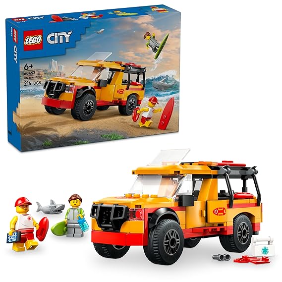 LEGO City Lifeguard Beach Rescue Truck Playset 60453