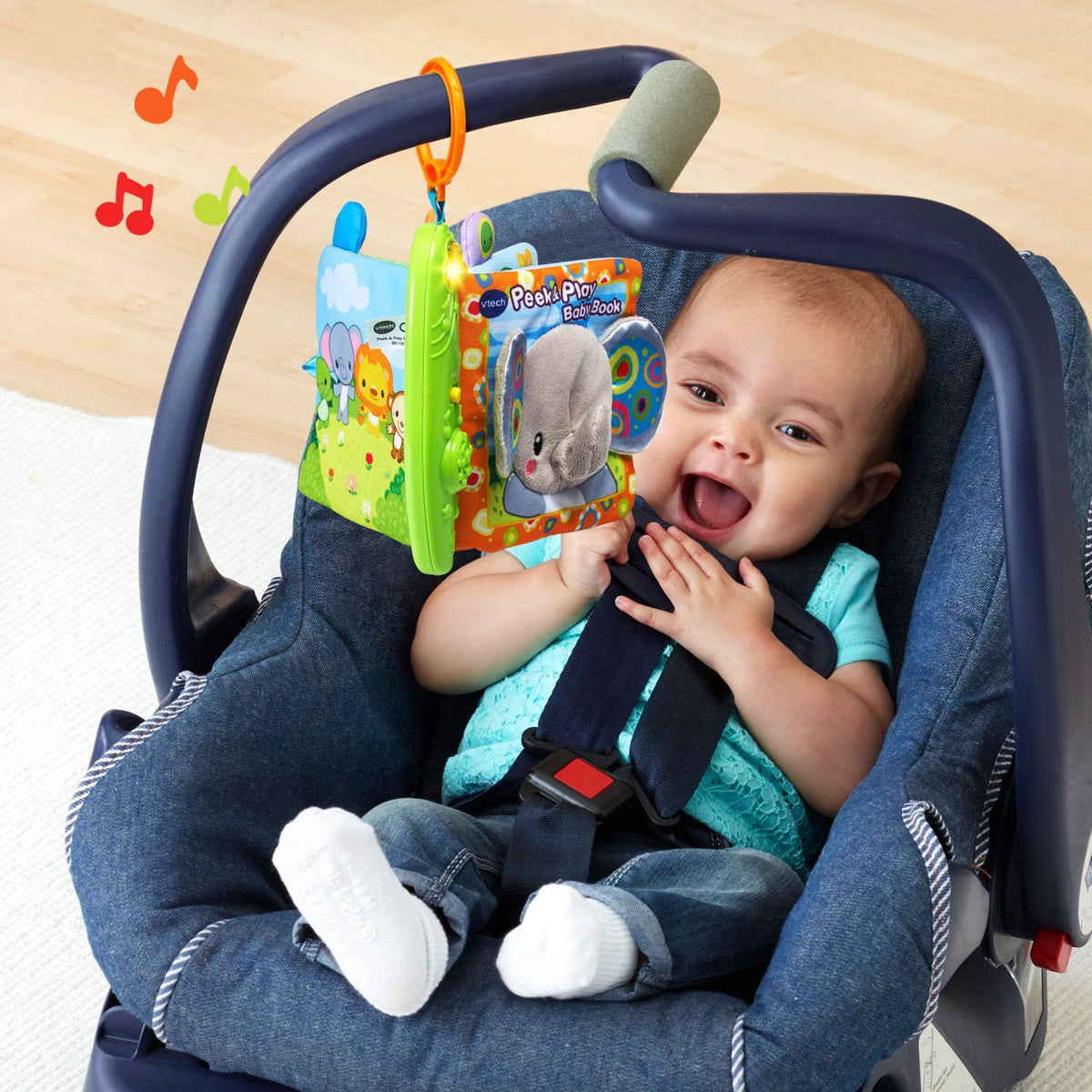 VTech Peek & Play Baby Book – Interactive Early Learning Toy for Infants