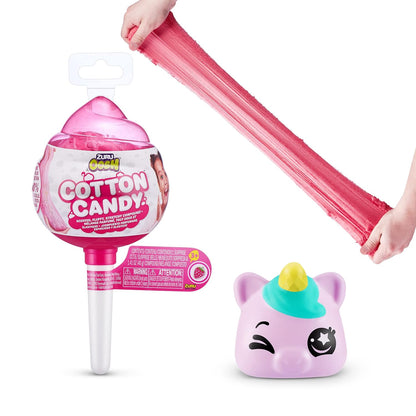 ZURU Oosh Oosh Slime Oosh Cotton Candy Cuties Scented, Squishy, Stretchy Slime With Collectible Cutie Slow Rise Toy