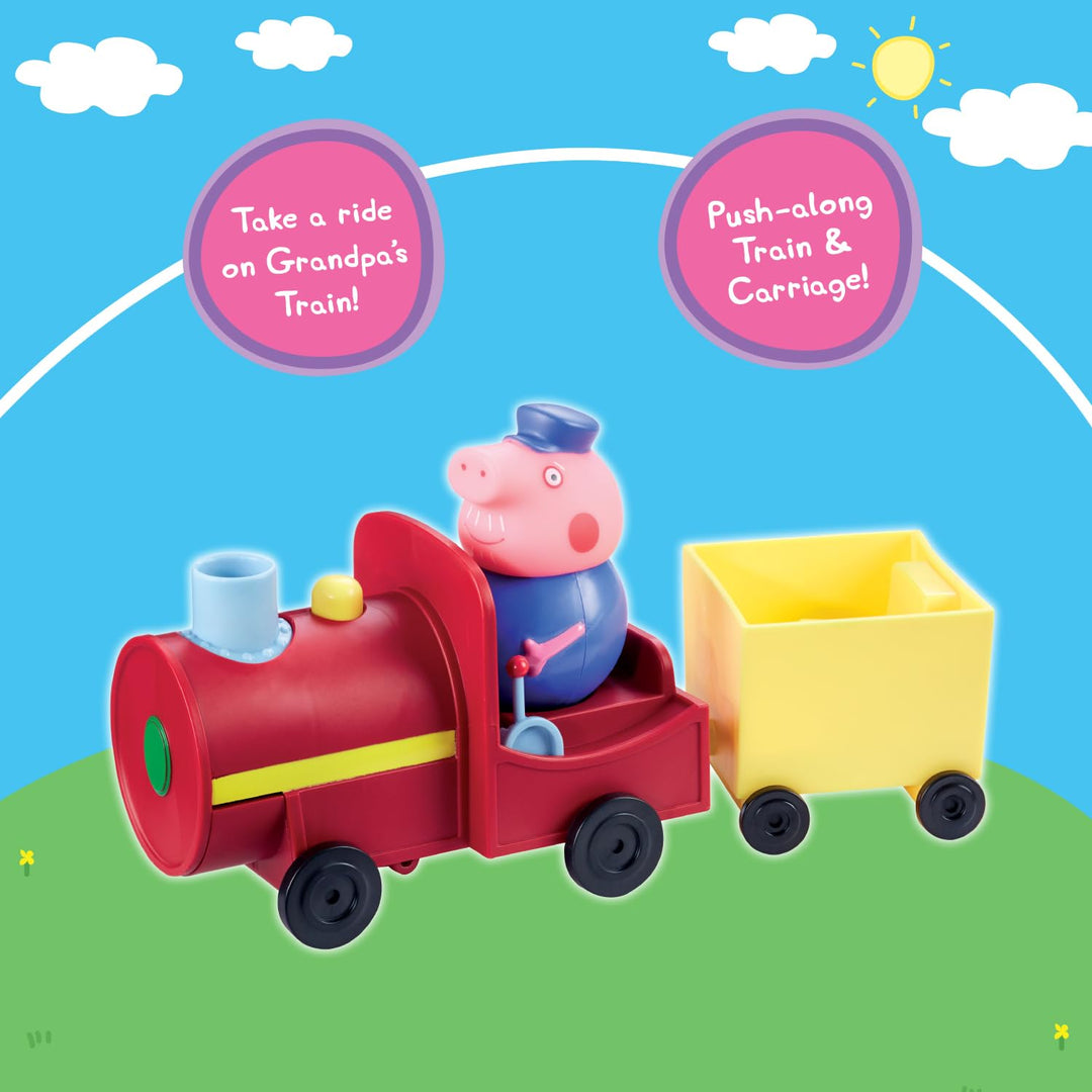 Hasbro Peppa Pig Grandpa's Train and Carriage Playset