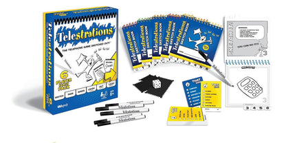 Telestration, Strategy Game, Board Game for Kids (PACK OF 6)