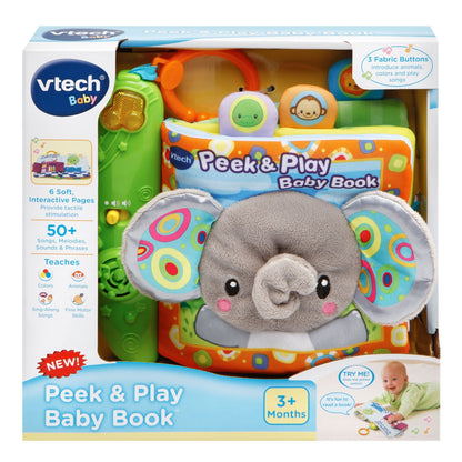 VTech Peek & Play Baby Book – Interactive Early Learning Toy for Infants