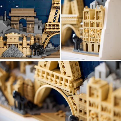 LEGO Architecture Paris 21064 – City of Love - Paris Landmarks Home Decor Building Set