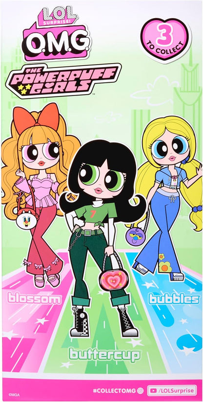 L.O.L. Surprise! OMG The Powerpuff Girls Doll - Buttercup - Includes 1 Doll, Blind Packaging, Comes with Suit and Accessories, Collect All 3