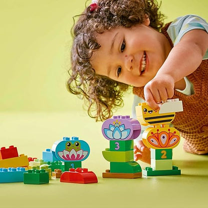 LEGO DUPLO Town Creative Garden & Flowers Color-Sorting Stacking Toy 10444
