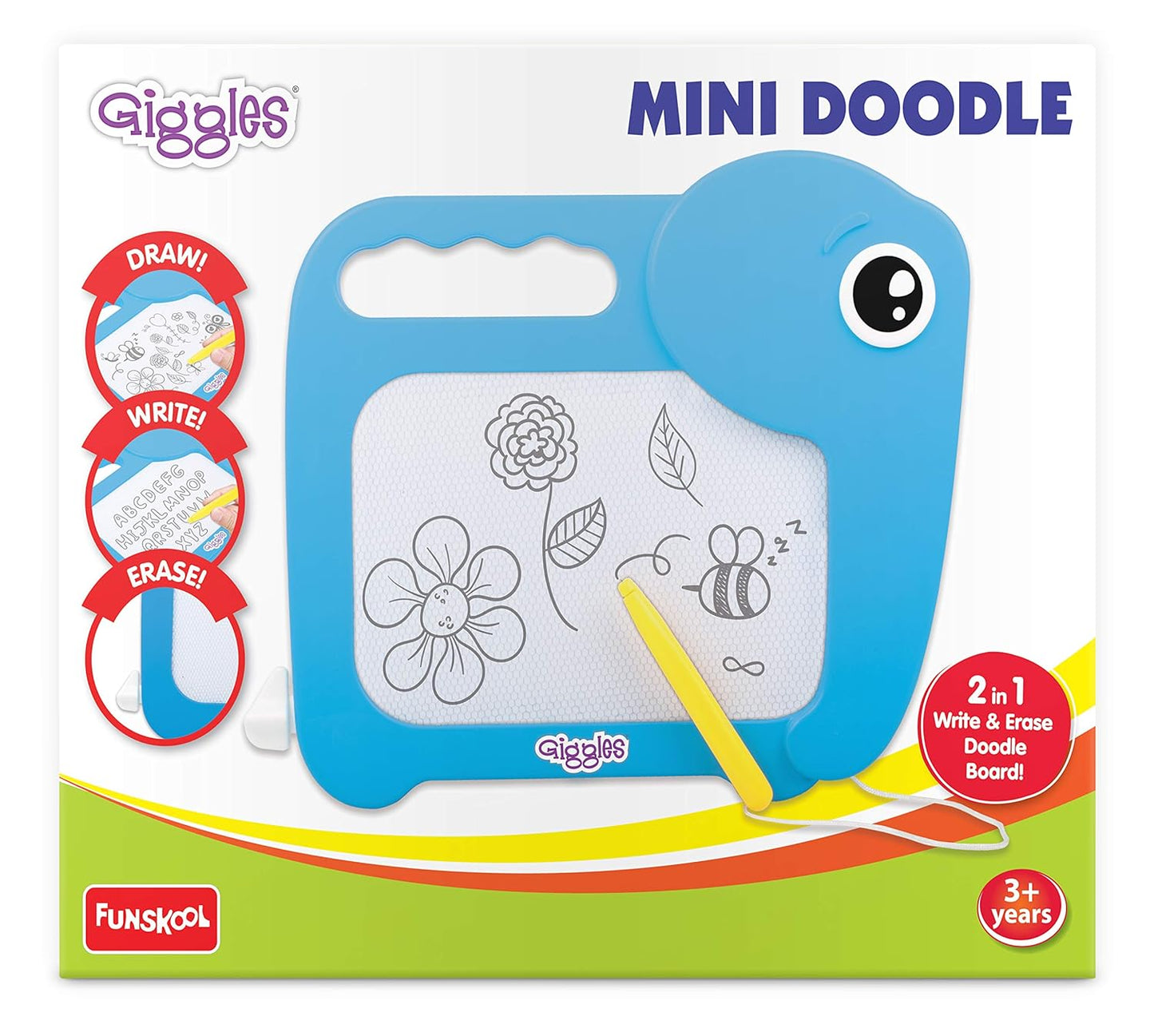 Giggles Mini Doodle, Draw, Write & Erase Magic Slate (PACK OF 5)