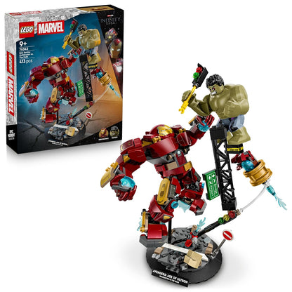 LEGO ǀ Marvel Epic Battle: Hulkbuster vs. The Hulk Super Hero Building Toy with Iron Man - 76343