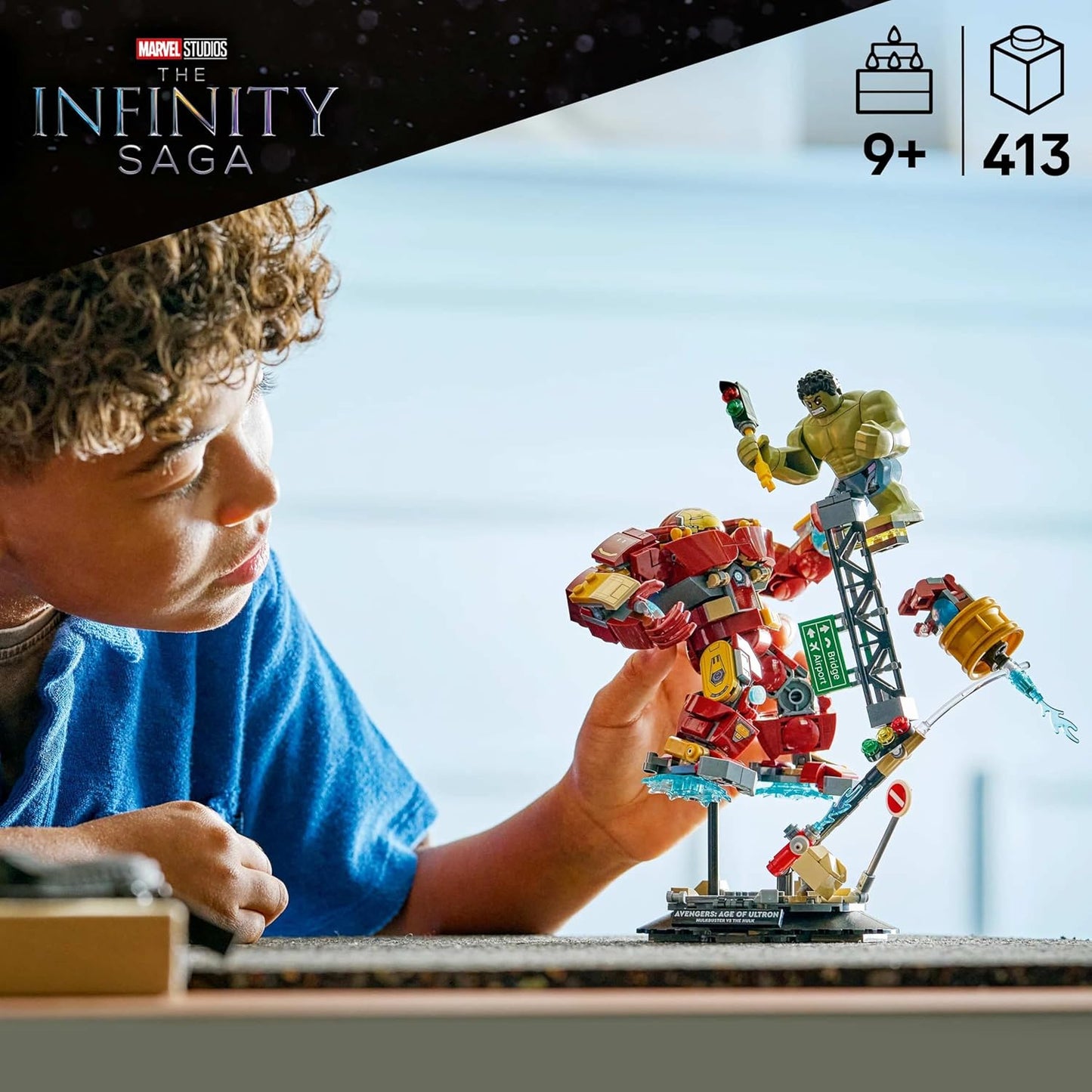 LEGO ǀ Marvel Epic Battle: Hulkbuster vs. The Hulk Super Hero Building Toy with Iron Man - 76343