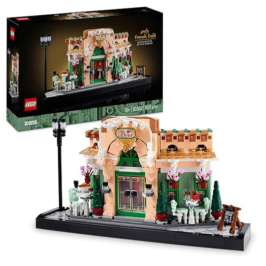 LEGO Icons French Café Paris Bookshelf Decor 10362