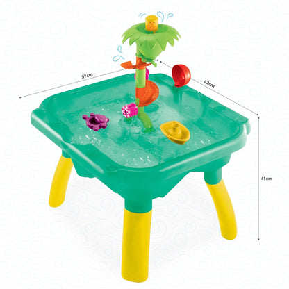 Kid Giggles Splash N Fun Water Play Table, 10 Accessories for Water Fun Play, Ideal for Pre-Schoolers, Multi-Colour.(PACK OF 2)