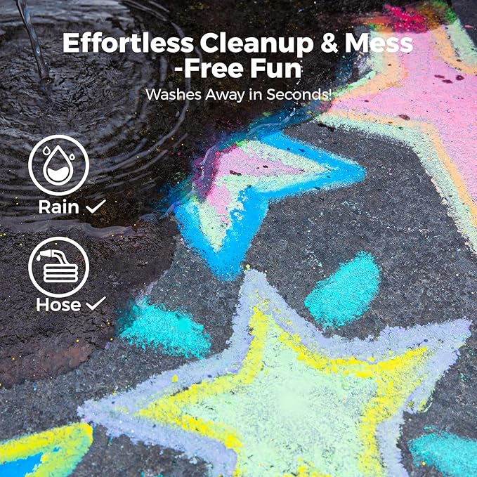 Jarmelo Rainbow Wow Sidewalk Chalk-36 Colors
