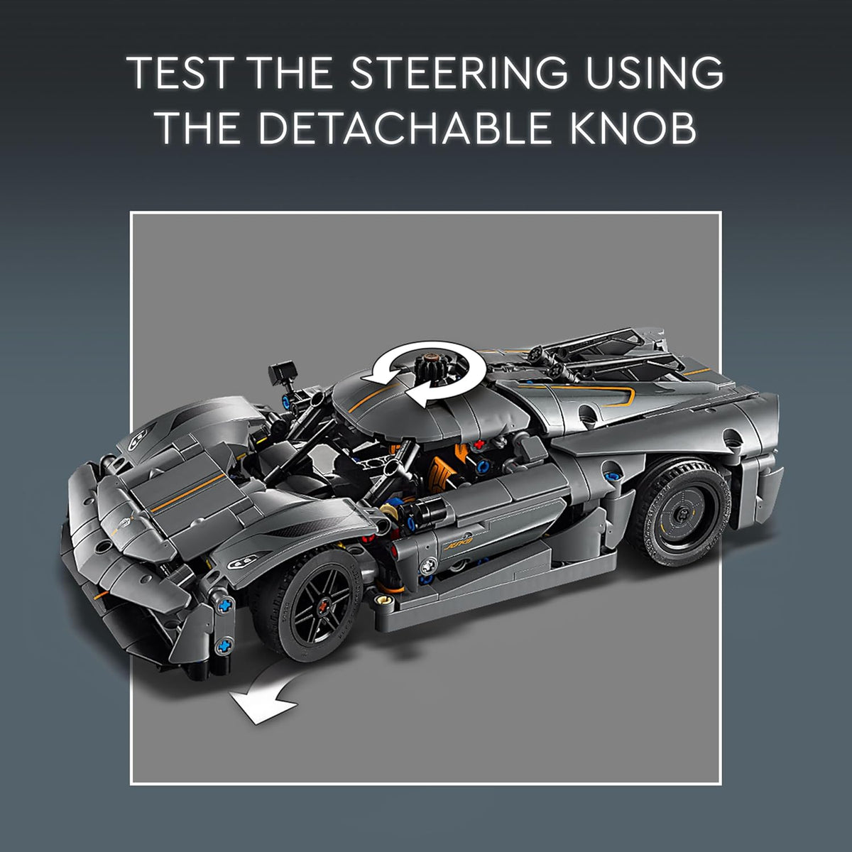 LEGO Technic 42173 Koenigsegg Jesko Absolut Hypercar Building Set