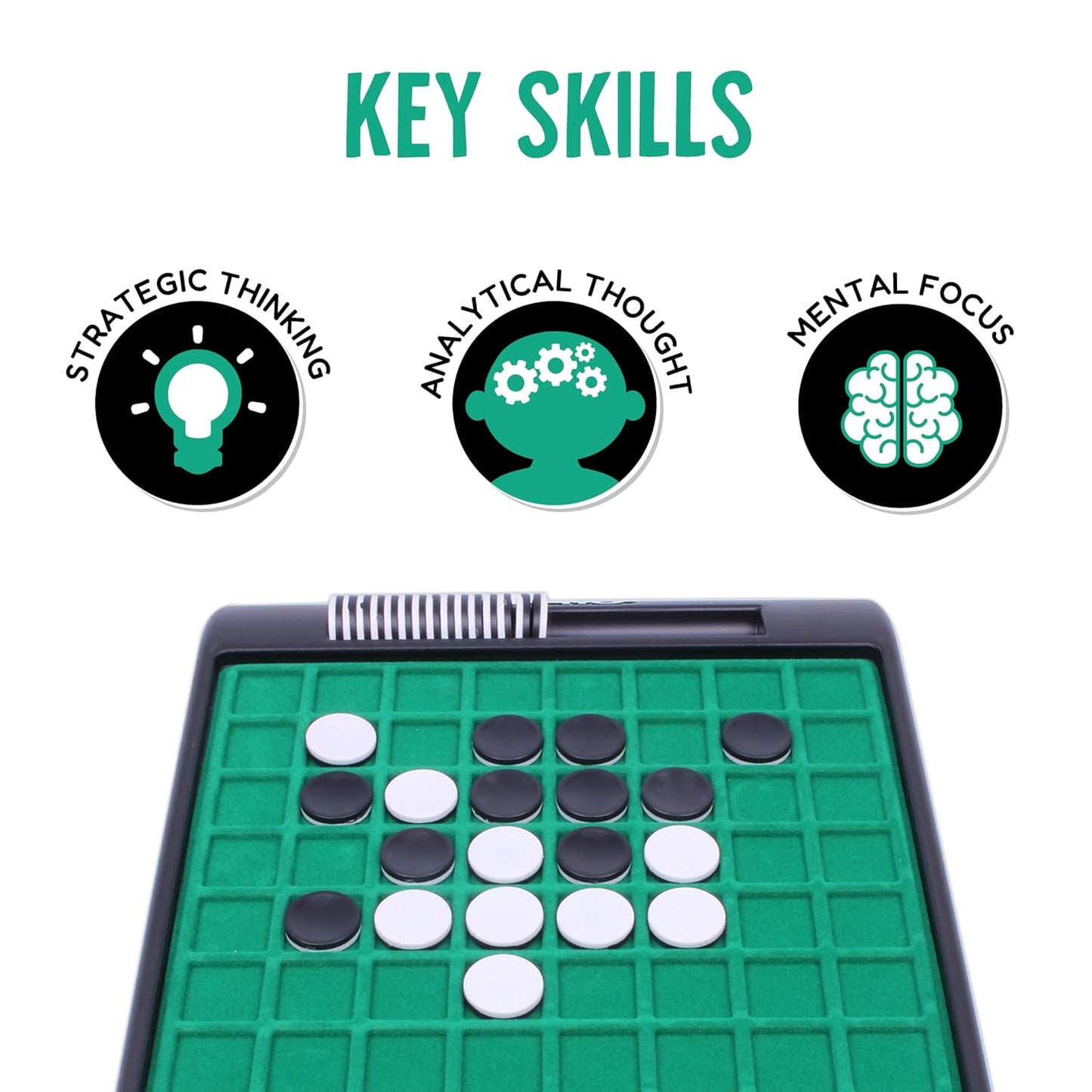 Othello Classic, Strategy Game, Board Game for Kids (PACK OF 6)