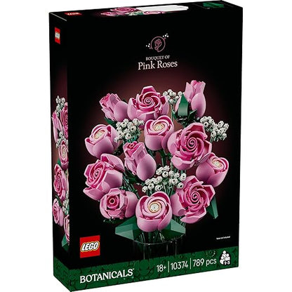 LEGO Botanicals Bouquet of Pink Roses, Decorative Flowers 10374