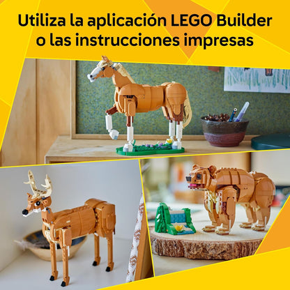 LEGO Creator 3in1 Beautiful Horse Toy Animal Building Set 31166