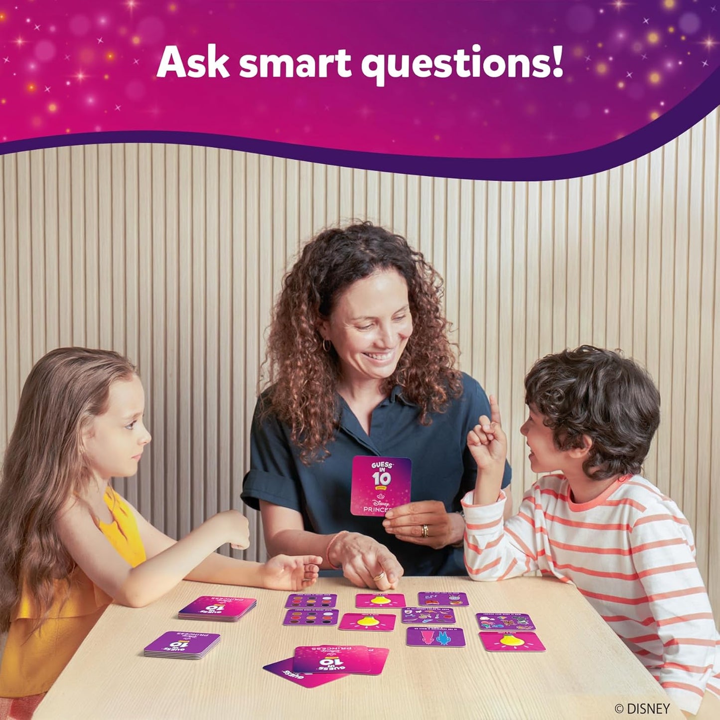 Skillmatics Guess in 10 Junior Disney Princess for Kids, Girls, Boys Who Love Card Games, Board Games, Cinderella, Ariel, Jasmine, Gifts for Ages 3, 4, 5, 6, Travel Friendly(PACK OF 5)