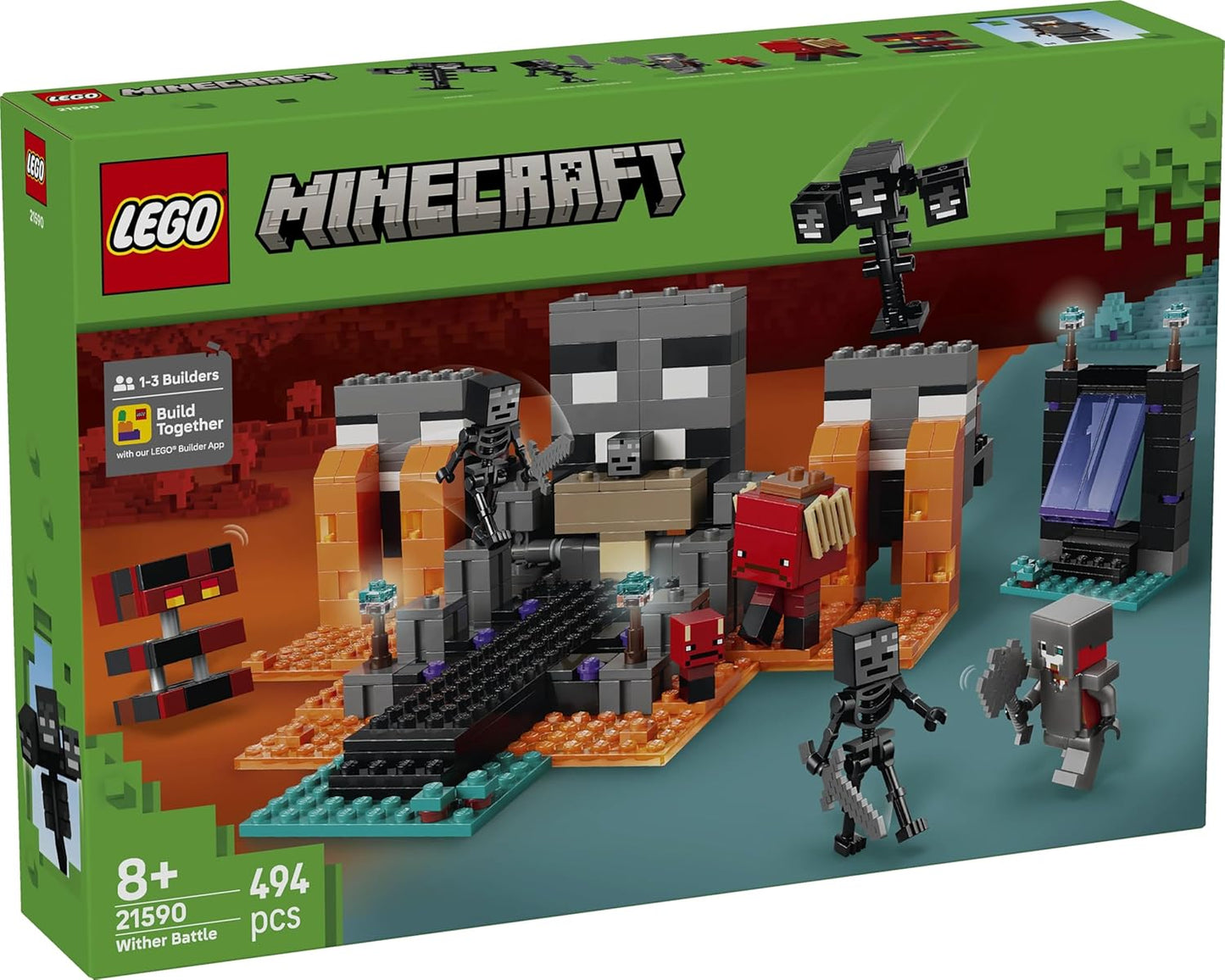 LEGO Minecraft Wither Battle Pretend Play Gamer Gift -21590