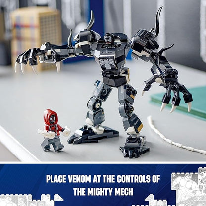 LEGO Marvel Venom Mech Armor vs. Miles Morales 76276