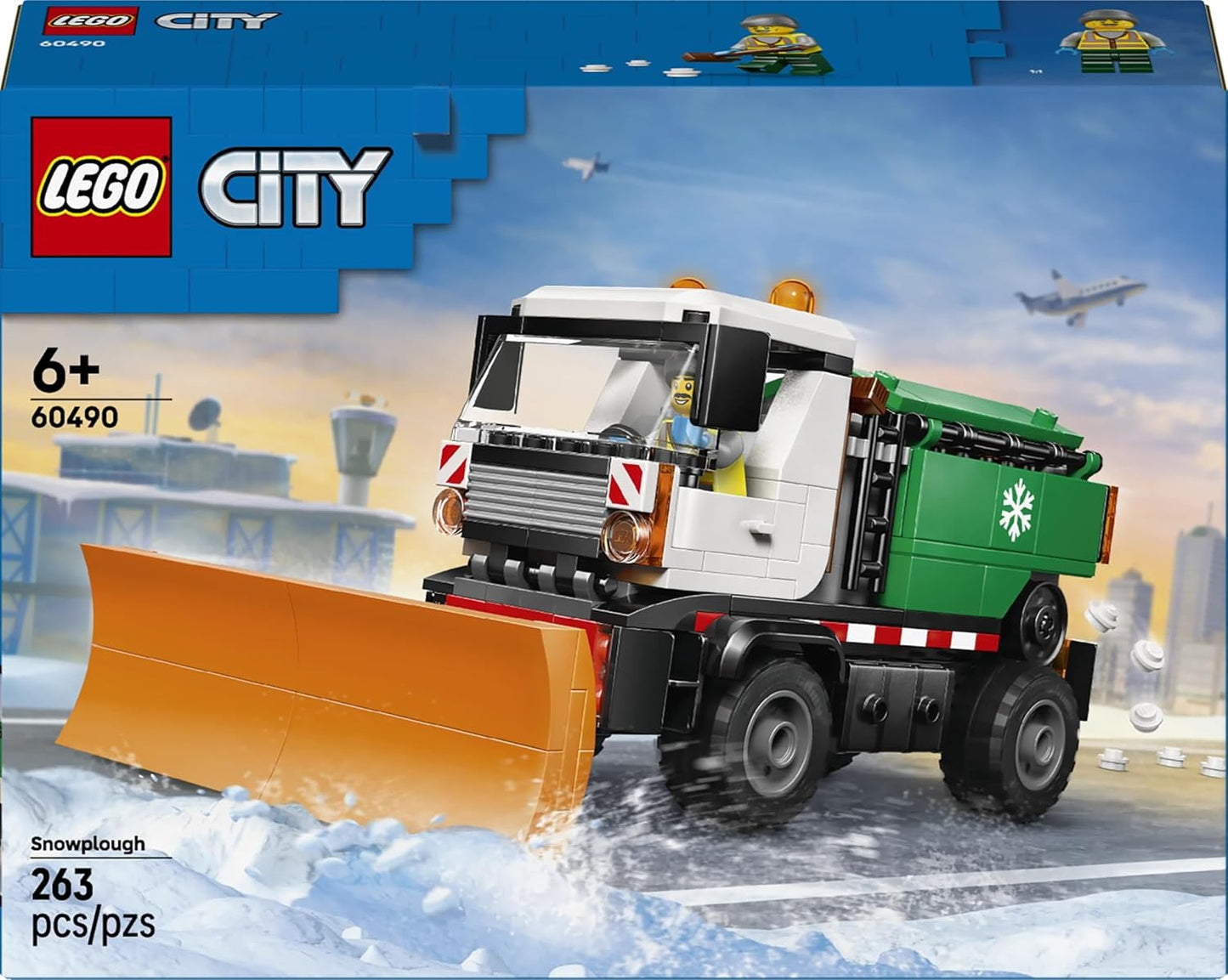 LEGO City Snowplow Truck Toy Vehicle 60490