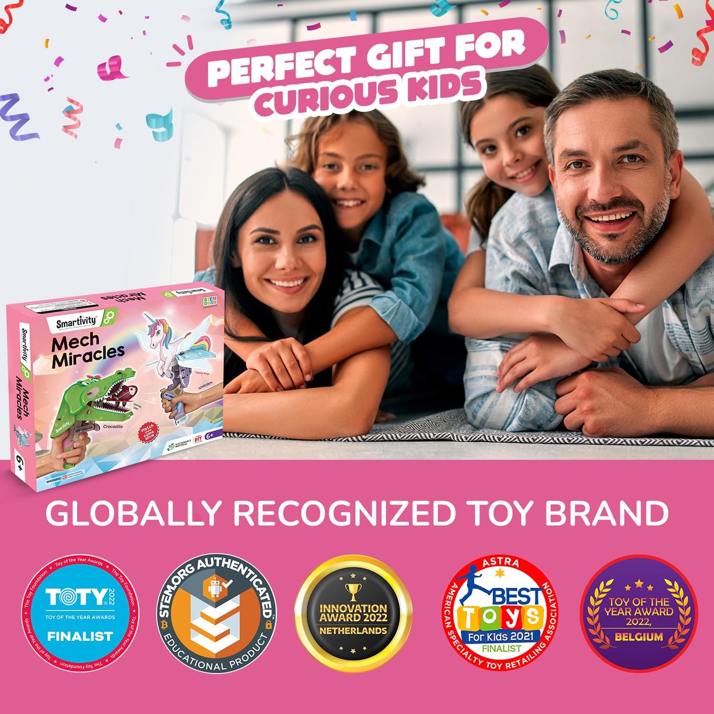 Smartivity 2in1 Animals I Magical Unicorn & Cute Crocodile I Toys for Kids 6-12 Years Old | Birthday Gifts for Boys & Girls| DIY Science Toy for Kids 6,7,8,9,10,11,12 I STEM Educational Game(PACK OF 6)