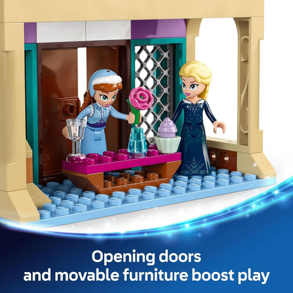 LEGO Disney Frozen: Arendelle Frozen Castle - Building Playset for Kids - Frozen Castle Toy for Fans with Princess Anna and Elsa Minidolls