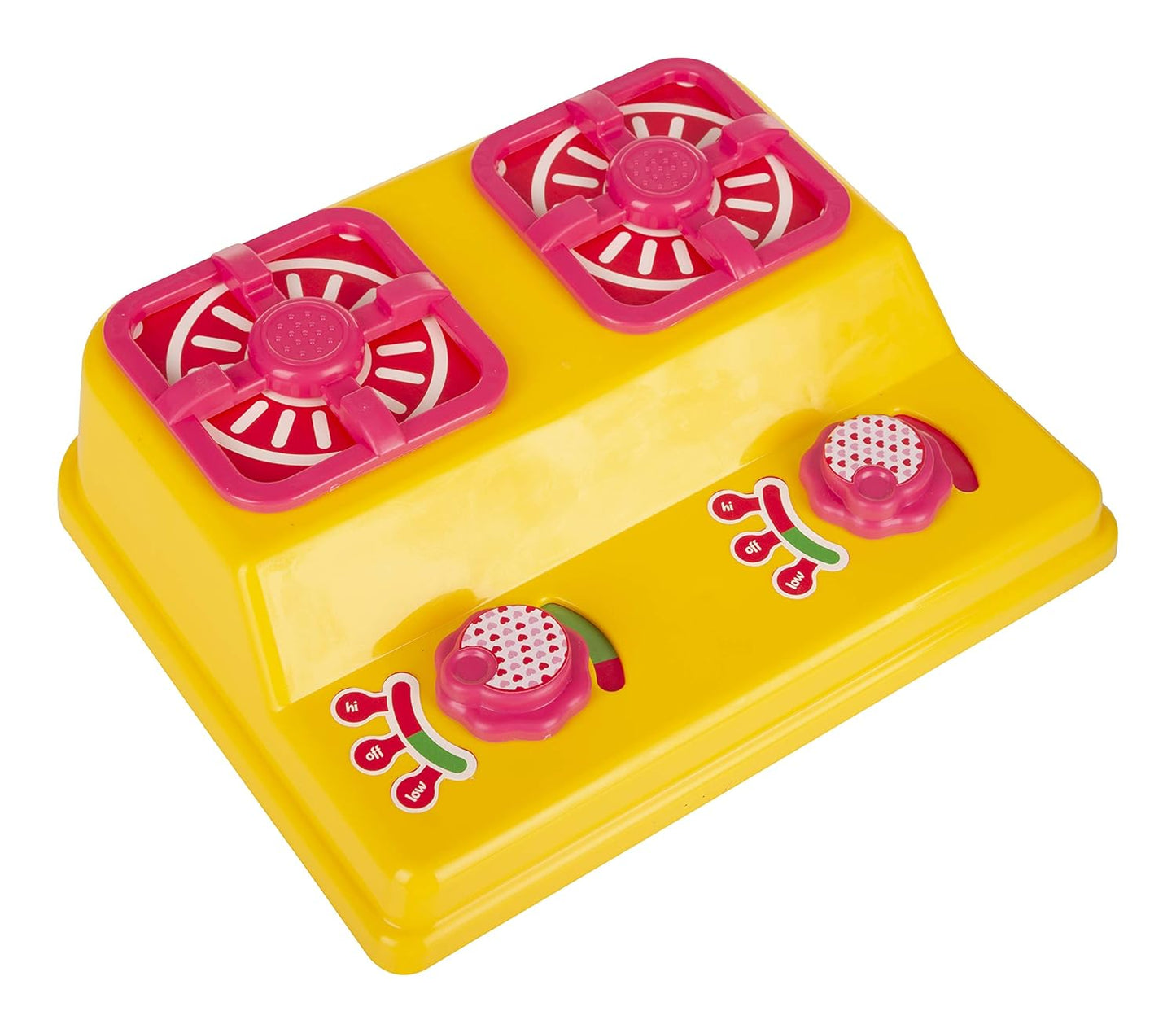 Giggles - Kitchen Set Deluxe, 19 Piece Colourful Pretend and Play Cooking Set (PACK OF 6)