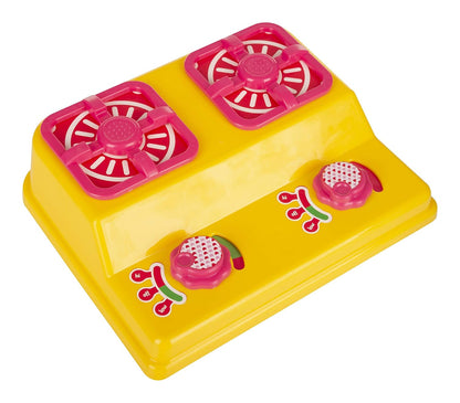 Giggles - Kitchen Set Deluxe, 19 Piece Colourful Pretend and Play Cooking Set (PACK OF 6)