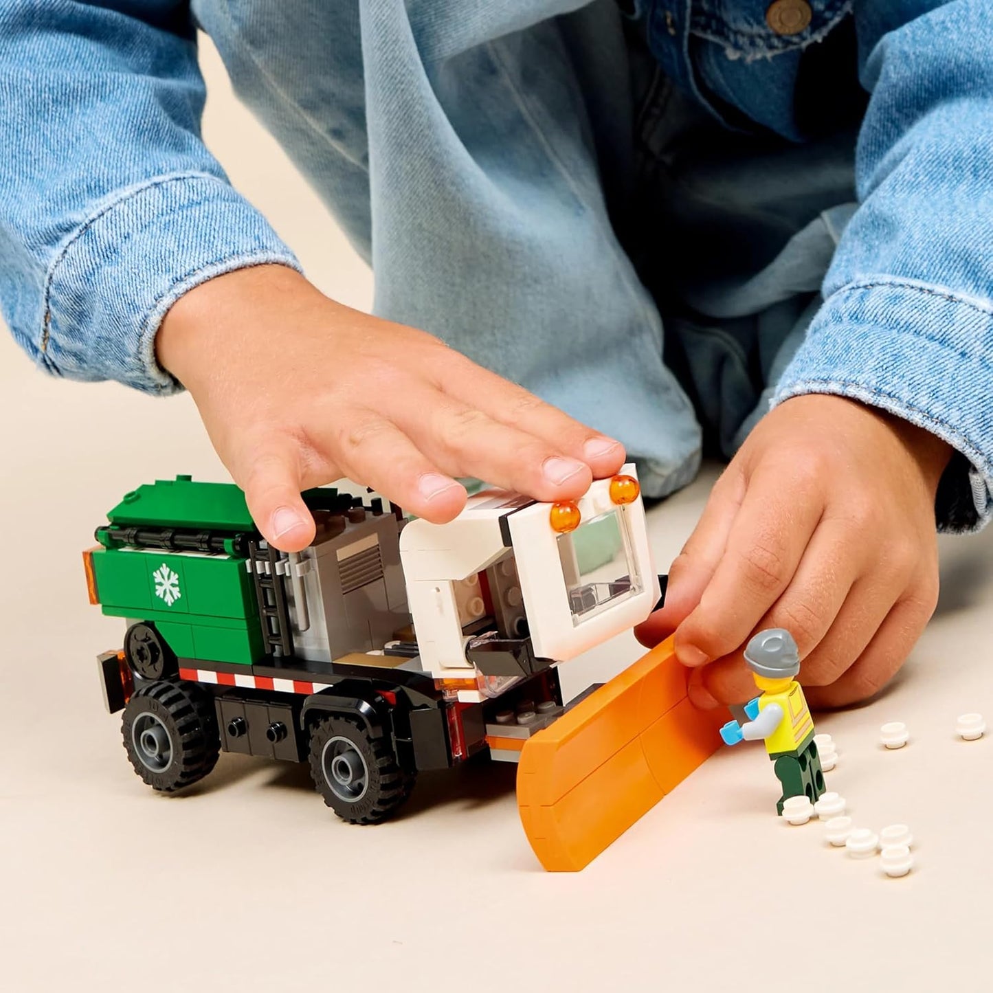 LEGO City Snowplow Truck Toy Vehicle 60490