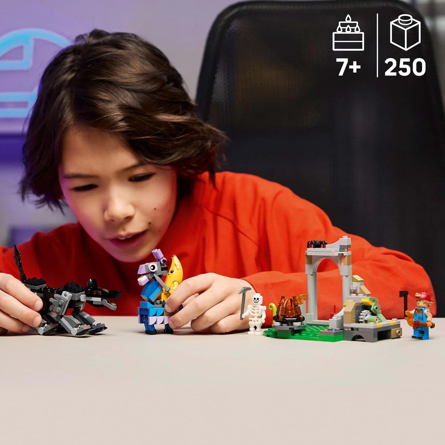 LEGO Fortnite Peely & Sparkplug’s Camp Video Game Building Set 77075 Building Blocks for 7+ Age Boys and Girls