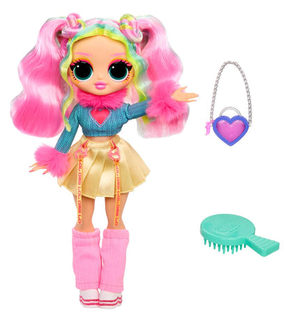 L.O.L. Surprise! O.M.G. Bubblegum D.J. Fashion Doll – Stylish Hair and Collectible Accessories