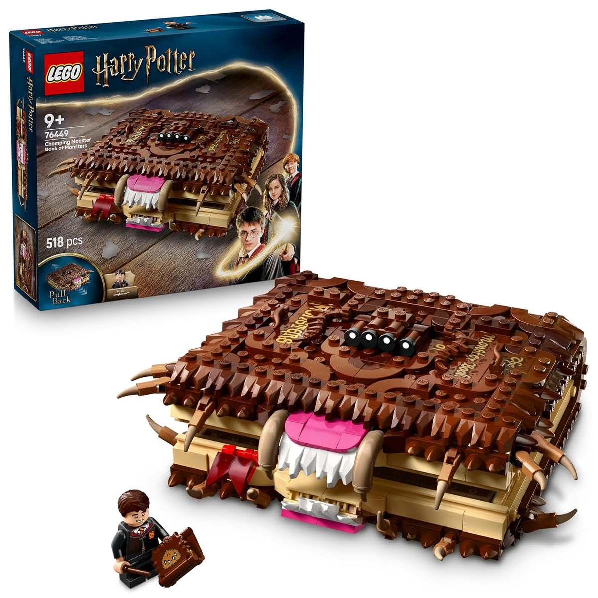 LEGO Harry Potter 76449 Chomping Monster Book of Monsters Building Set
