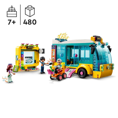 LEGO Friends Heartlake City Bus 41759 Building Toy Set (480 Pieces)