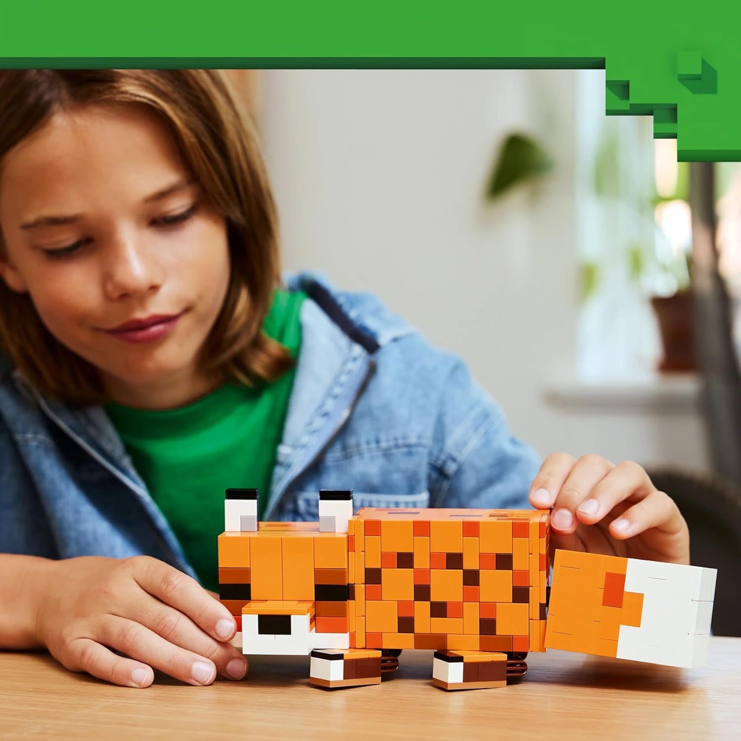 LEGO Minecraft The Fox Gaming Decoration Building Set - Animal Figure Toy 21588