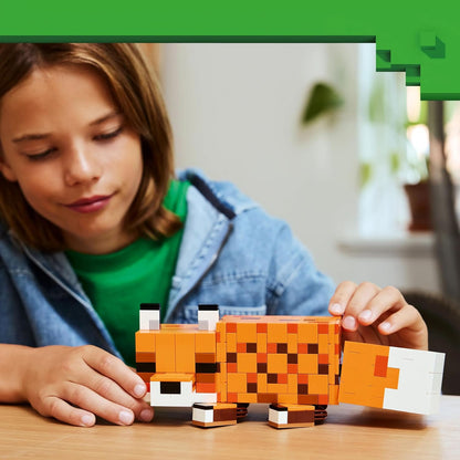 LEGO Minecraft The Fox Gaming Decoration Building Set - Animal Figure Toy 21588