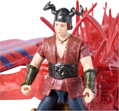 Dreamworks Dragons How To Train Your Dragon Monstrous Nightmare And Snotlout Viking Duo Action Figures
