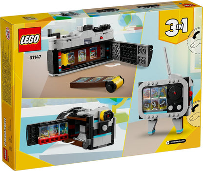 LEGO Creator 31147 Retro Camera 3-in-1 Building Set, 261 Pieces, 8+
