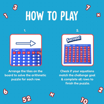 Sum Genius, Strategy Game, Board Game for Kids (PACK OF 6)