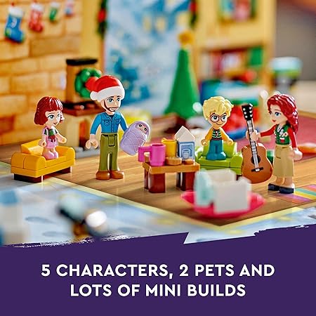 LEGO Friends Advent Calendar 2024, Christmas Toy 42637 (272 Pieces)