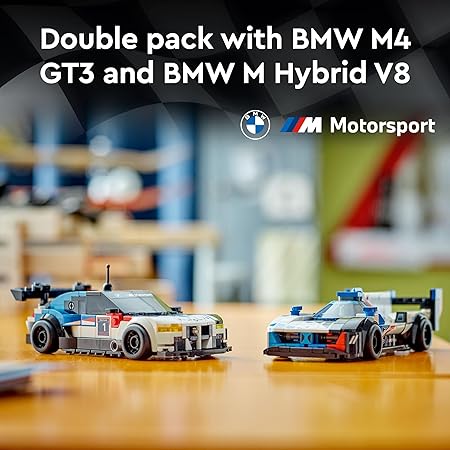 LEGO Speed Champions BMW M4 GT3 & BMW M Hybrid V8 Race Cars 76922