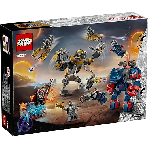 LEGO Marvel Avengers: Endgame Thor vs. Chitauri Super Hero Action 76322