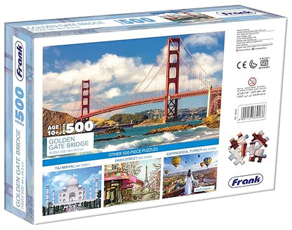 Frank Golden Gate Bridge 500 Piece Jigsaw Puzzle for Adults
