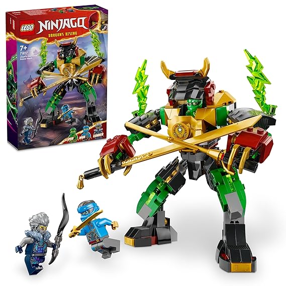 LEGO NINJAGO Lloyd’s Elemental Power Mech Action Figure Toy 71817